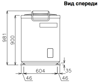 Машина для мытья и сушки овощей Electrolux 660071 (LVA100D) в ШефСтор (chefstore.ru) 2