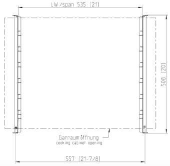 Навесная рама 6-2-1, 6 уровней RATIONAL 60.62.123 (3)