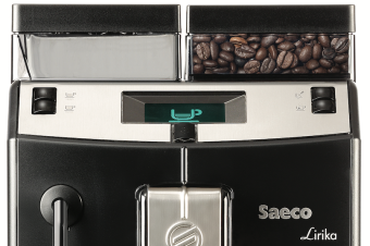 Кофемашина Saeco Lirika black офисная (панель управления)