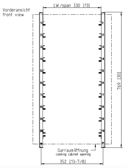 Навесная рама 10-1-1 Флот 10 уровней RATIONAL 60.11.573 (3)