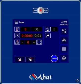 панель управления котла Abat КПЭМ-60-ОМП