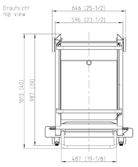 Рама с направляющими 20-2-1, 20 уровней, HeavyDuty MarineLine RATIONAL 60.22.447 (2)