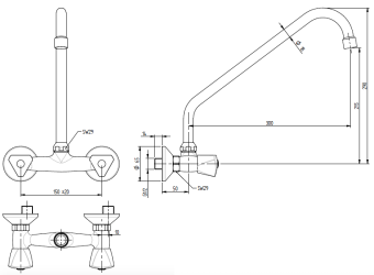 Смеситель с краном Monolith R0102010212 (4)
