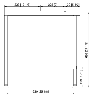 Подставка II Пекарь 6-1-1 и 10-1-1 RATIONAL 60.31.209 (3)