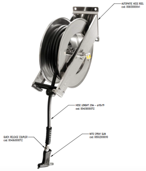 Душ на катушке Monolith SR000000009A (20 метров) (2)
