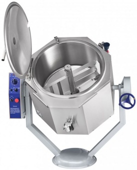 Котел пищеварочный электрический Abat КПЭМ-100-ОМР со сливным краном (110000019725) в ШефСтор (chefstore.ru) 2