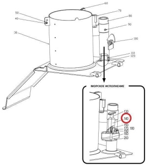Фиксирующее гнездо (морское исполнение) Hallde 37505 (Цилиндр подачи В) в ШефСтор (chefstore.ru) Фиксирующее гнездо (морское исполнение) Hallde 37505 (Цилиндр подачи В) в ШефСтор (chefstore.ru)