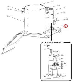 Втулка Hallde 37243 (Цилиндр подачи В) в ШефСтор (chefstore.ru)