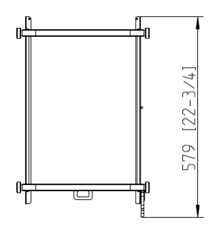 Рама с направляющими 10-1-1, 10 уровней RATIONAL 60.11.600 (2)