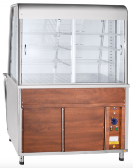 Прилавок-витрина тепловой Abat ПВТ-70Т (дуб) (210000801155) в ШефСтор (chefstore.ru) 2