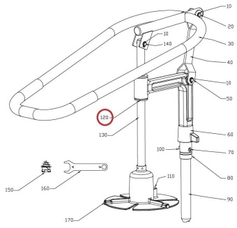Втулка для основания Hallde 3074 (4)