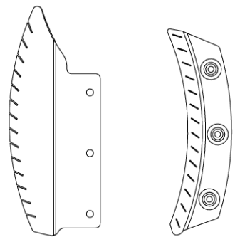 Набор лезвий, соломка 4х4 Hallde 63337 (5) Набор лезвий, соломка 4х4 Hallde 63337 (5)