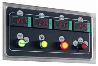 Машина посудомоечная Silanos ET-1650 DER панель управления