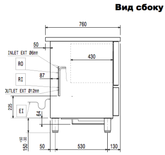 Шкаф шокового охлаждения Electrolux RBC061R (726621) в ШефСтор (chefstore.ru) 2