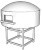Печь для пиццы дровяная купольная CEKY D130 в ШефСтор (chefstore.ru) 3