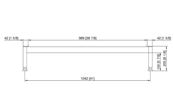 Подставка UG I Combi-Duo стандарт 6-2-1 на 6-2-1 и 10-2-1 Э RATIONAL 60.31.203 (2)