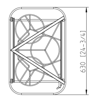 Тележка-кассета 10-1-1, 32 тарелки RATIONAL 60.11.581 (2)