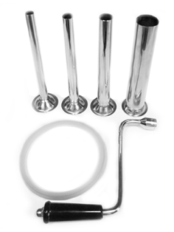 Шприц колбасный Hurakan HKN-ISV10 насадки