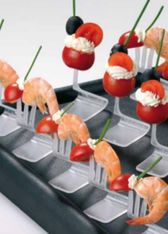 Набор фуршетных вилок 75мм Martellato FW005.01 в ШефСтор (chefstore.ru) 2