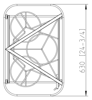 Тележка-кассета 6-1-1, 20 тарелок RATIONAL 60.61.702 (2)