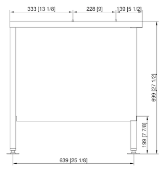Подставка II Пекарь флот 6-1-1 и 10-1-1 RATIONAL 60.31.211 (3)