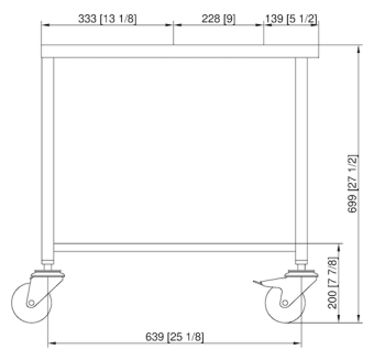 Подставка III передвижная 6-1-1 и 10-1-1 RATIONAL 60.31.105 (3)