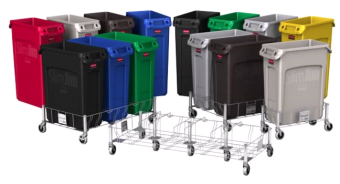 Контейнер раздельного сбора (база) 60л Rubbermaid 1971258 варианты комплектаций (4)