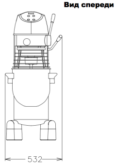 Миксер планетарный Electrolux 601725 (XBMF30SX3) в ШефСтор (chefstore.ru) 2