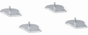 Набор для крепления к полу L, XL RATIONAL 60.72.905