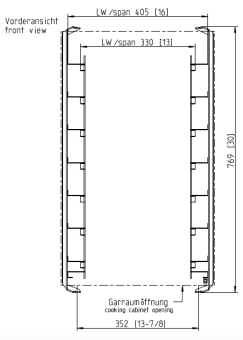 Навесная рама 10-1-1 Комби 7 уровней RATIONAL 60.11.563 (3)
