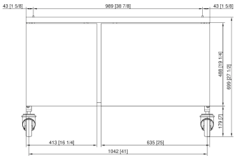 Подставка IV передвижная 6-2-1 и 10-2-1 RATIONAL 60.31.108 (2)