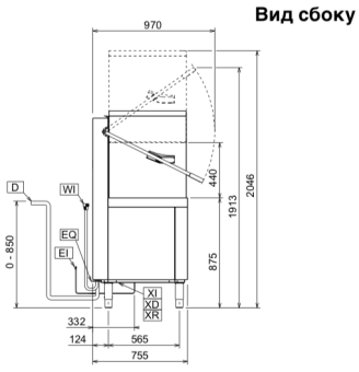 Машина посудомоечная Electrolux 504258 (EHT8IG) (5)