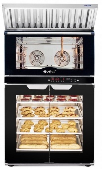 Шкаф расстоечный Abat ШРТ-8 (210000807848) с печью и зонтом