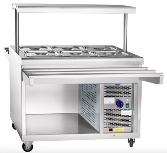 Прилавок холодильный Abat ПВВ(Н)-70ПМ-НШ (нерж) (210000000455) в ШефСтор (chefstore.ru) 3