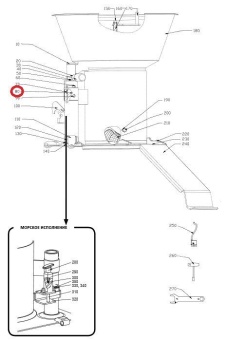 Гильза с защелкой Hallde 3253 (Бункер непрерывной подачи) в ШефСтор (chefstore.ru)