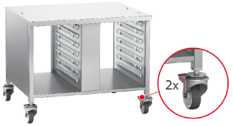 Подставка II Пекарь передвижная 6-1-1 и 10-1-1 RATIONAL 60.31.210  (2)