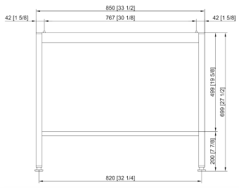Подставка I 6-1-1 и 10-1-1 RATIONAL 60.31.089 (2)