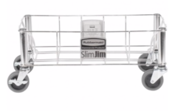 Тележка Slim Jim на 1 контейнер Rubbermaid 1968468 (2)