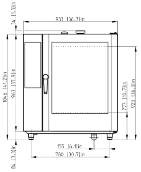 Пароконвектомат Retigo O1011IC VISION II электрический (3)