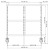 Подставка II UltraVent Пекарь передвижная 6-1-1 RATIONAL 60.31.213 (2)