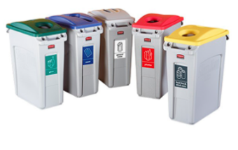 Контейнер раздельного сбора (база) 60л Rubbermaid 1971258 варианты комплектаций
