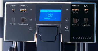 Кофемашина Saeco Aulika Evo Office офисная (панель управления)