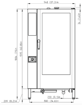 Пароконвектомат Retigo B2011B VISION II электрический (3)