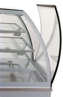 Витрина кондитерская Unis Georgia III 150 double glass, inox в ШефСтор (chefstore.ru) 2