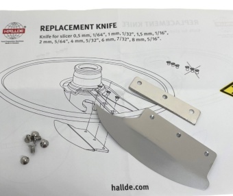 Лезвие, ломтик 1,5-10 мм Hallde 63324 (3)