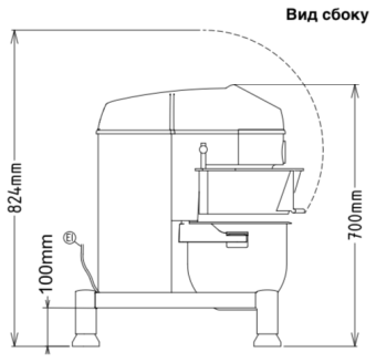 Миксер планетарный Electrolux XBE10B (600198) (3)