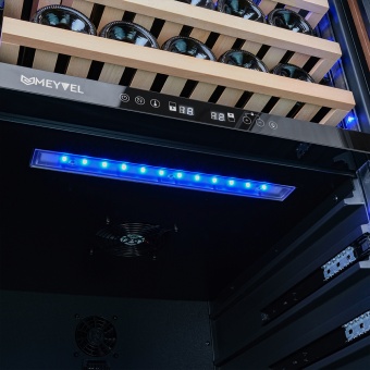 Винный шкаф Meyvel MV77PRO-KBT2 (Итальянский орех) 13
