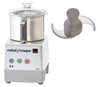 Куттер Robot Coupe R5-1V гладкий нож в комплекте