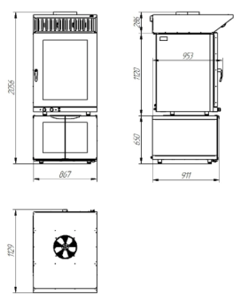 Вытяжной зонт Abat ЗВВ-10-6-4 (210000080804) 6