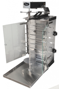 Гриль вертикальный газ. Grill master Ф2ШмГ (г.г., с мотором,стек. экр.) в ШефСтор (chefstore.ru)